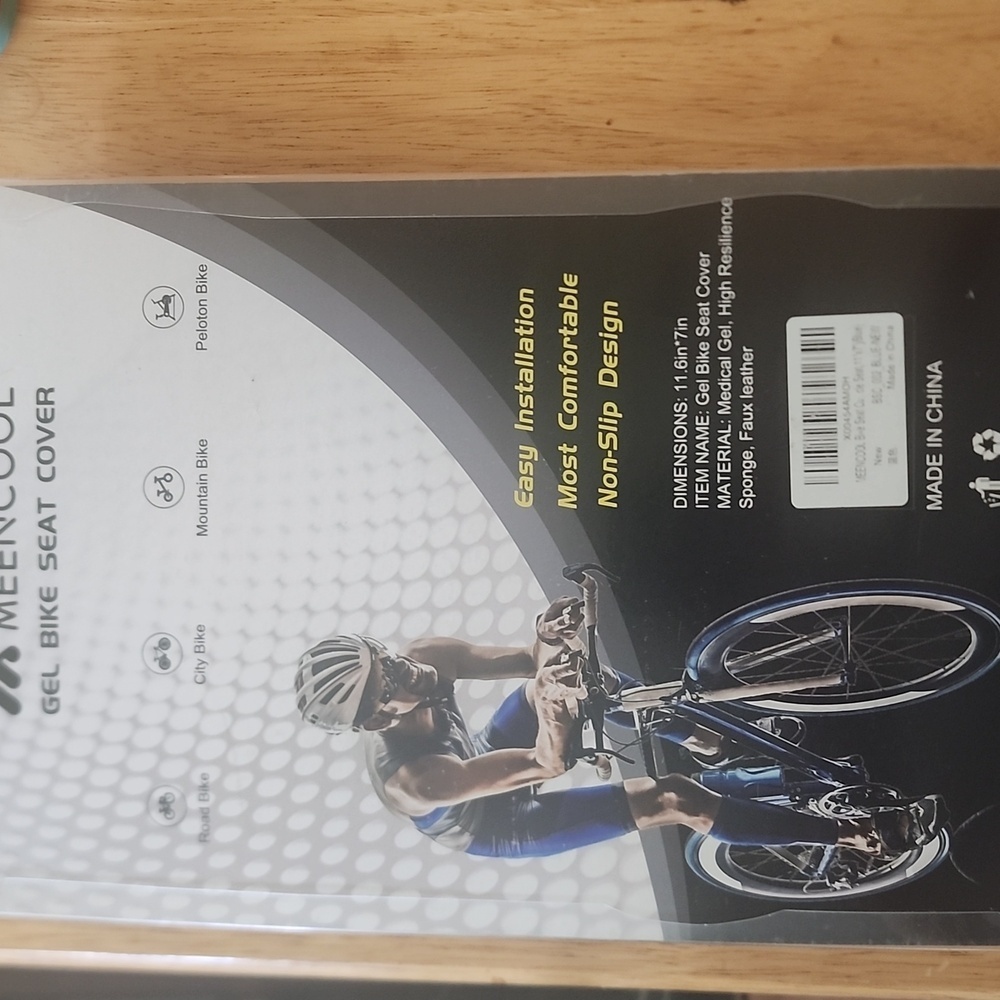Narrow Bike Seat Cushion-Extra Soft Comfy Bicycle Seat Cover-Memory Foam & Gel - Picture 2 of 3